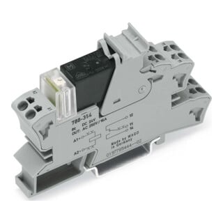 WAGO GmbH& Co. KG Socle à fiche avec relais 1W, DC24V 788-354