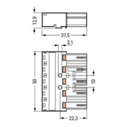 WAGO GmbH& Co. KG Stecker 5-polig, blau 770-1115-3