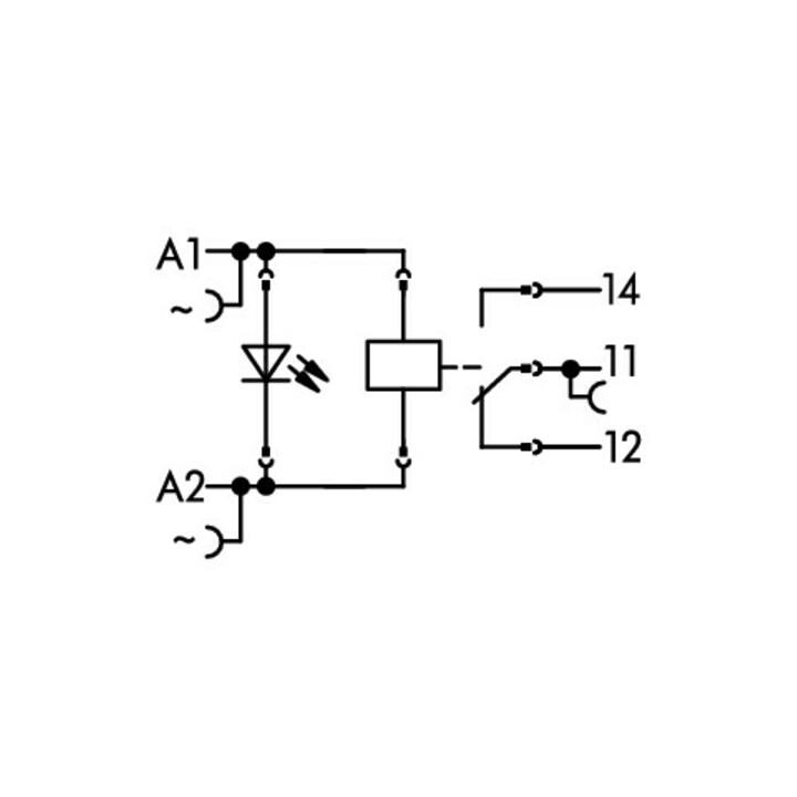 WAGO GmbH& Co. KG Stecksockel m.Relais 1W,230VAC/16A 788-508