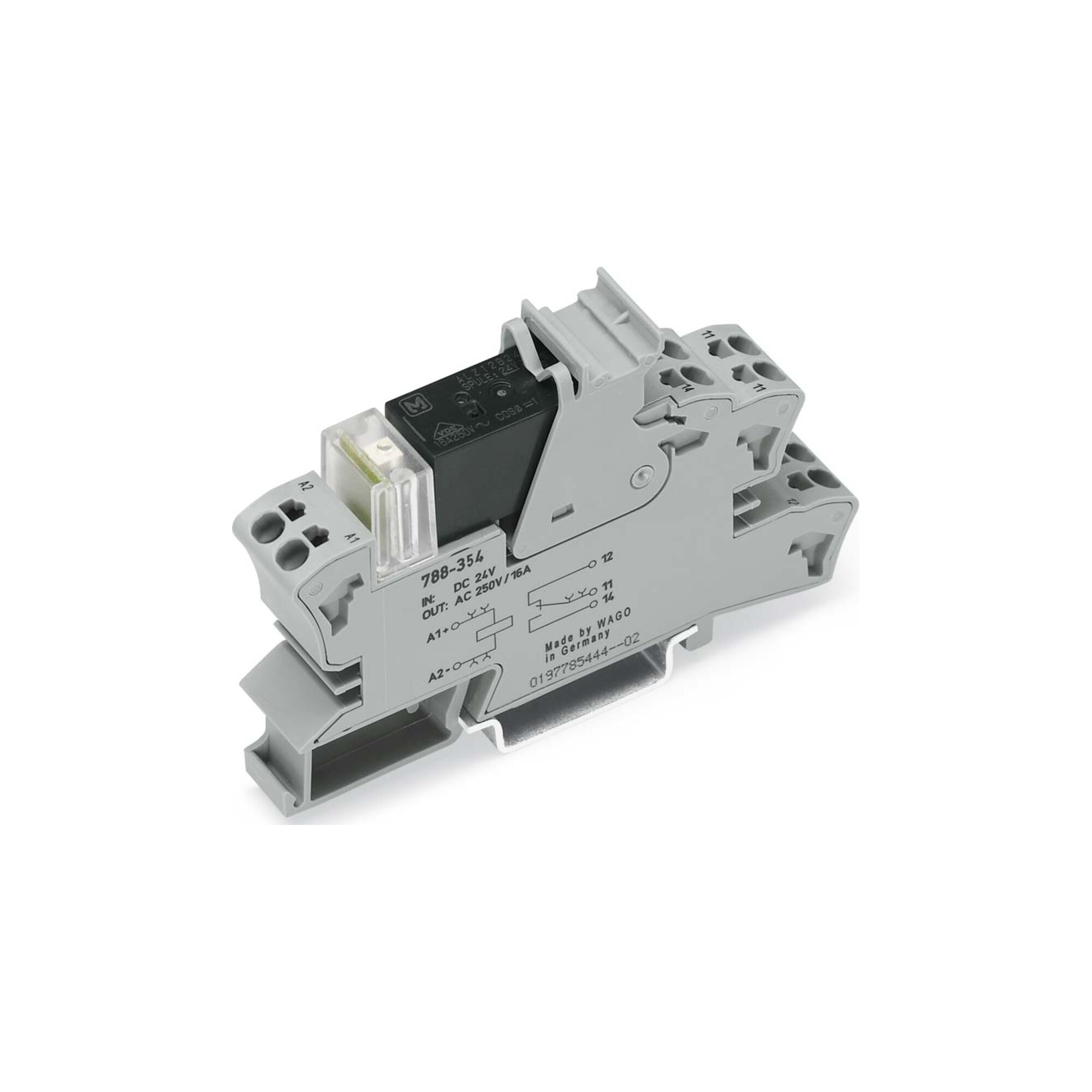 WAGO GmbH& Co. KG Stecksockel m.Relais 1W,DC24V 788-354
