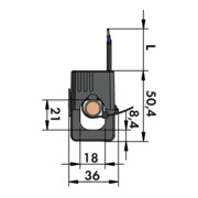WAGO GmbH& Co. KG Transformateur de courant pour câblage 100A/1A 0,2 855-3001/100-003-4