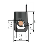 WAGO GmbH& Co. KG Transformateur de courant pour câblage 400A/1A 0,2 855-4101/400-001-4