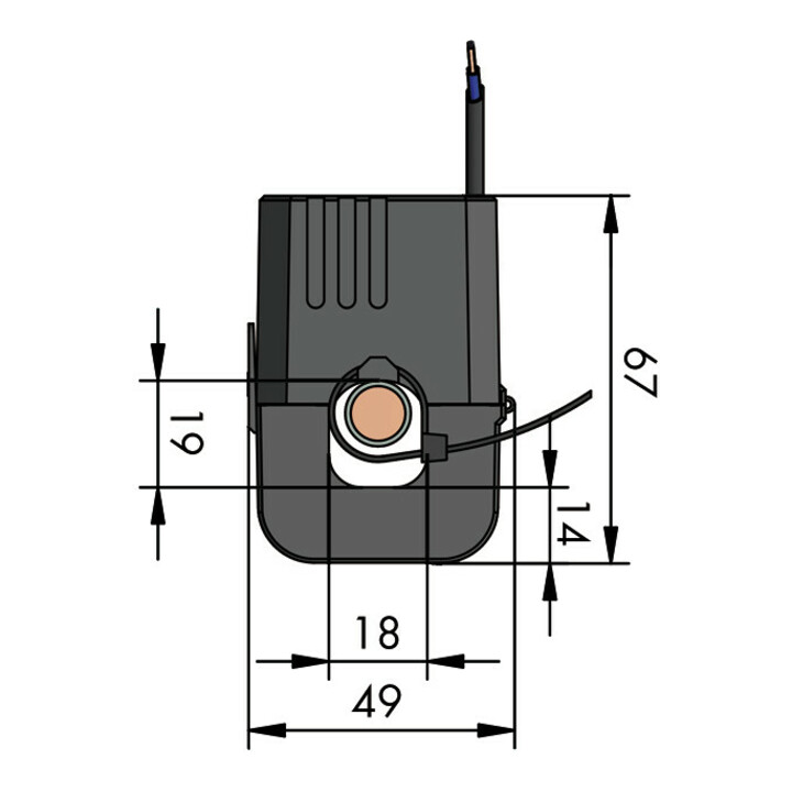 WAGO GmbH& Co. KG Transformateur de courant pour câblage 855-4005/150-101