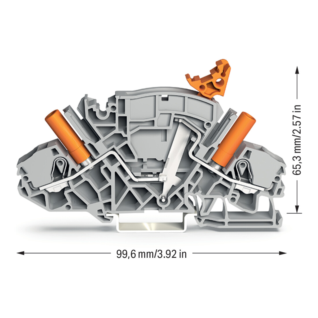 WAGO GmbH& Co. KG Trenn-/Messklemme grau 2007-8821