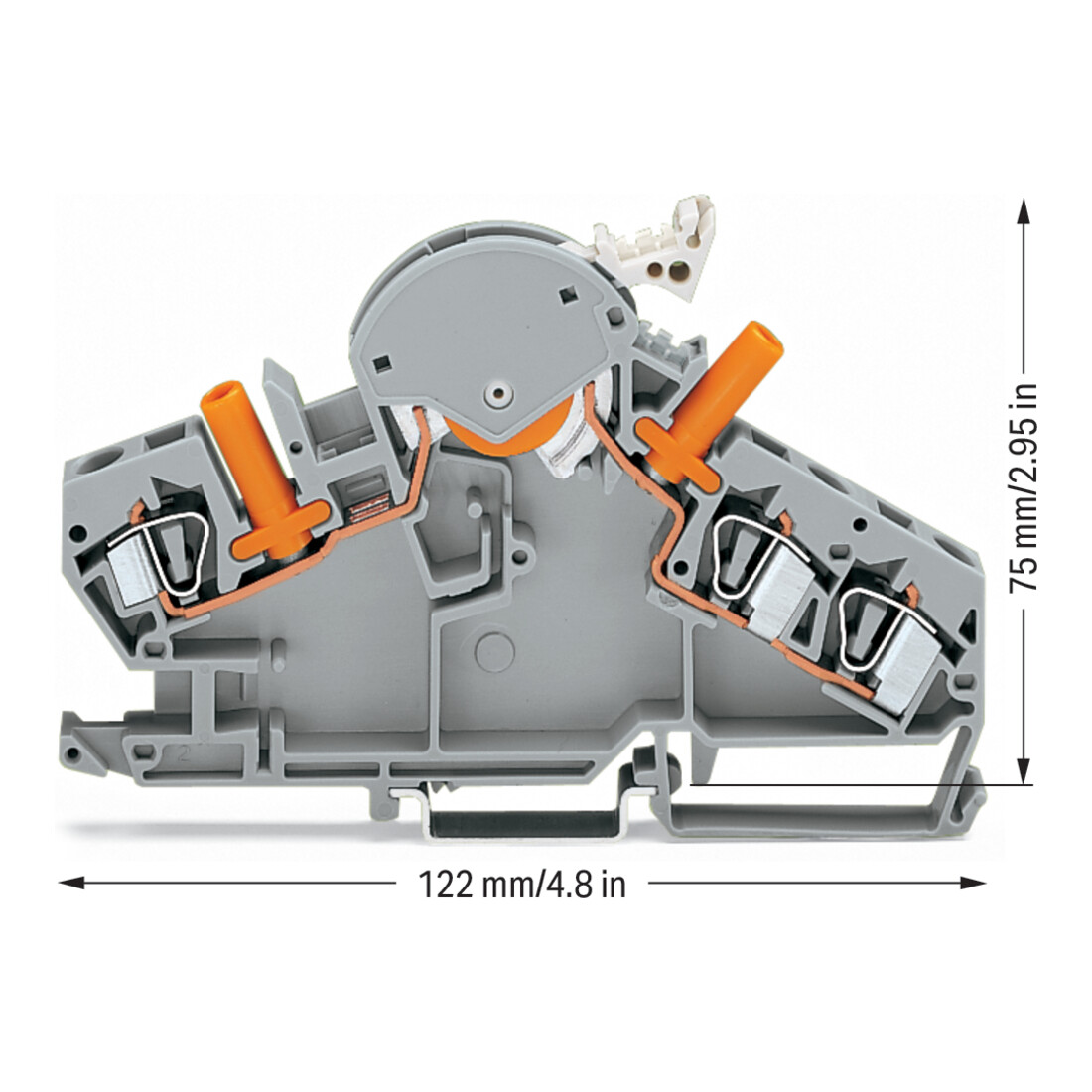 WAGO GmbH& Co. KG Trenn- und Messklemme 282-860