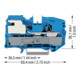 WAGO GmbH& Co. KG Trennklemme 1-Leiter-N, TS 35 2016-7114