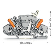 WAGO GmbH& Co. KG Trennklemme grau 2007-8811-4