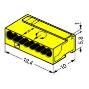 WAGO GmbH& Co. KG Verb.dosenklemme ge 8x0,6-0,8mm 243-508-3