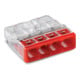 WAGO GmbH& Co. KG Verbindungsdosenklemme 4x 0.5-2.5 rot 2273-204