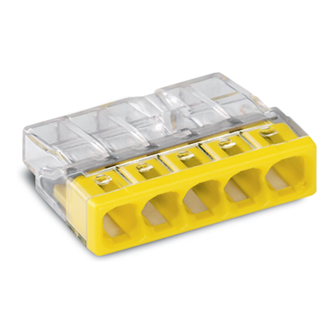 WAGO GmbH& Co. KG Verbindungsdosenklemme 5x 0.5-2.5 gelb 2273-205