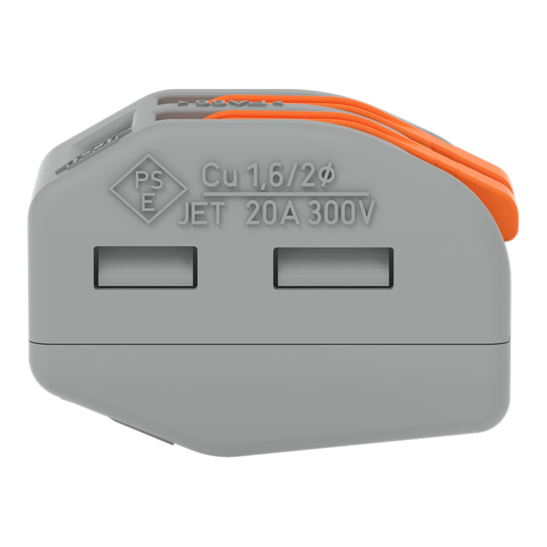 WAGO GmbH& Co. KG Verbindungsklemme 2x0,08-4qmm grau 222-412