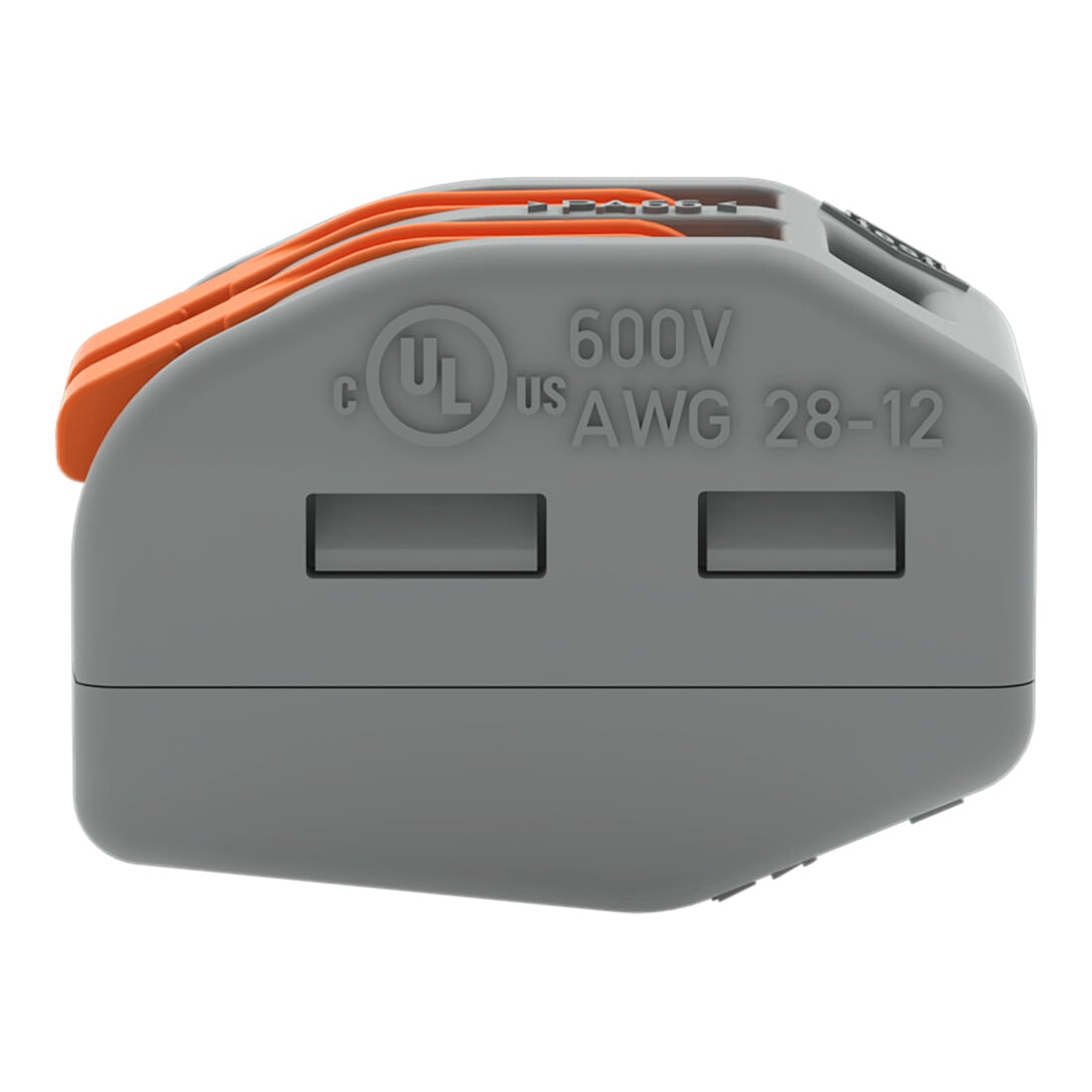 WAGO GmbH& Co. KG Verbindungsklemme 2x0,08-4qmm grau 222-412