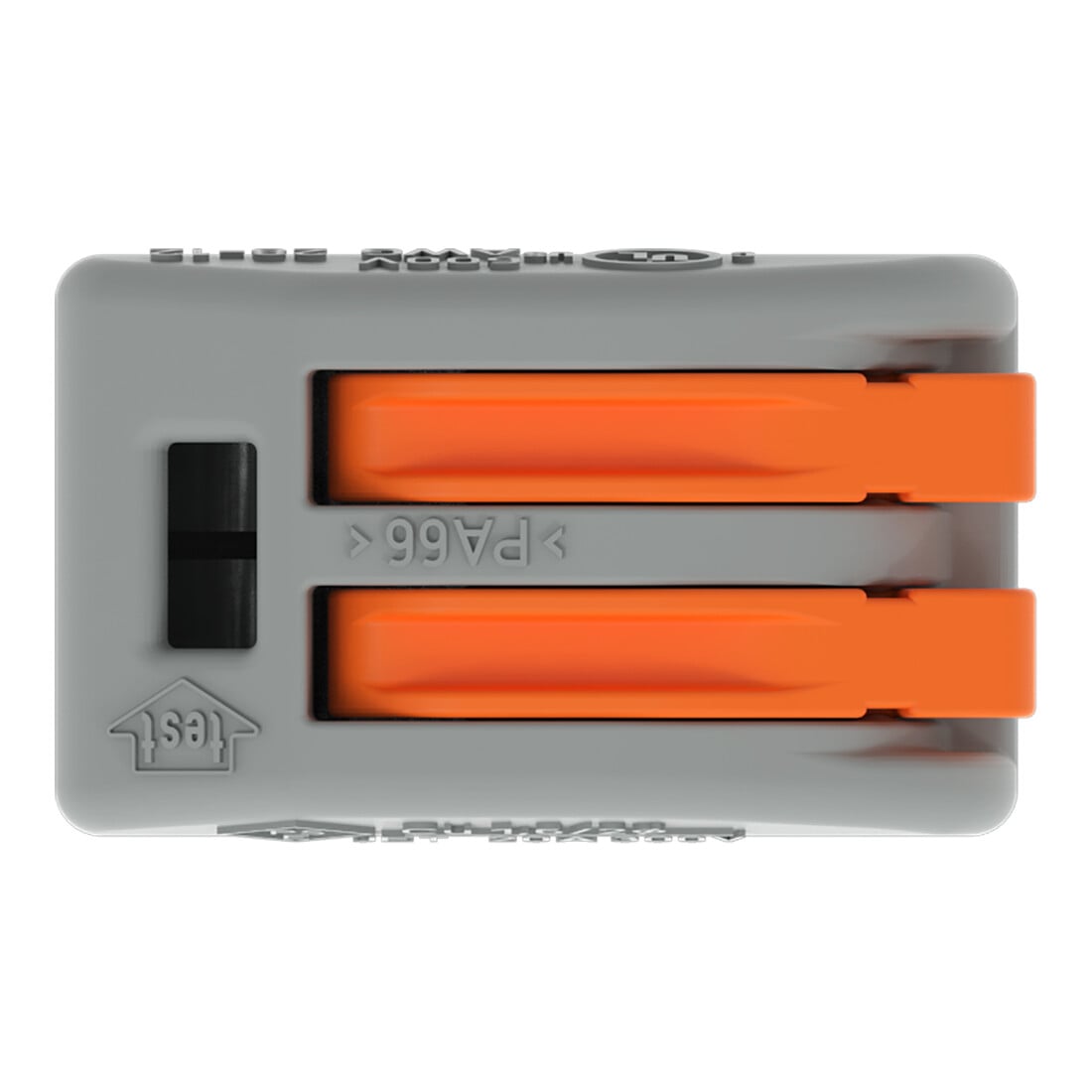 WAGO GmbH& Co. KG Verbindungsklemme 2x0,08-4qmm grau 222-412
