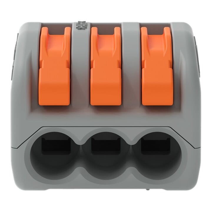 WAGO GmbH& Co. KG Verbindungsklemme 3x0,08-4qmm gr 222-413
