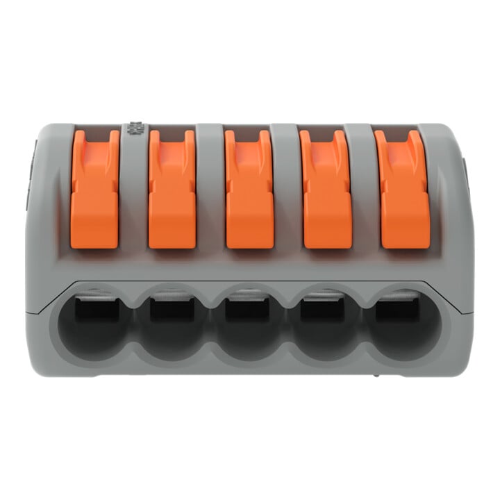 WAGO GmbH& Co. KG Verbindungsklemme 5x0,8-4qmm gr 222-415