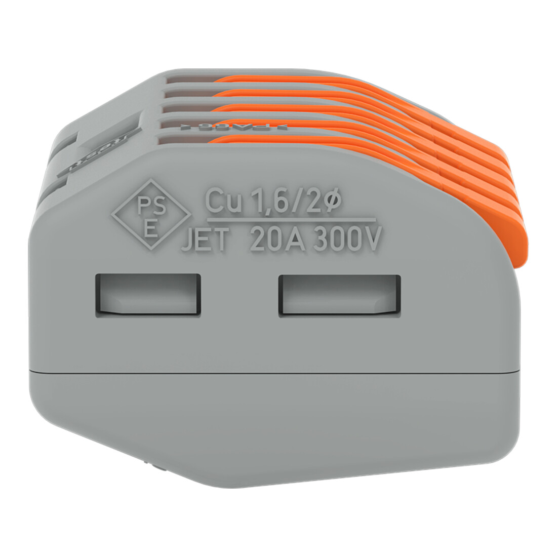 WAGO GmbH& Co. KG Verbindungsklemme 5x0,8-4qmm gr 222-415