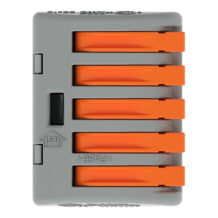WAGO GmbH& Co. KG Verbindungsklemme 5x0,8-4qmm gr 222-415