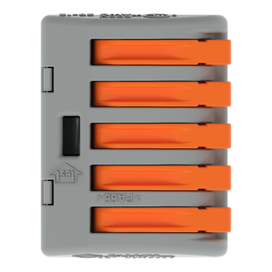 WAGO GmbH& Co. KG Verbindungsklemme 5x0,8-4qmm gr 222-415
