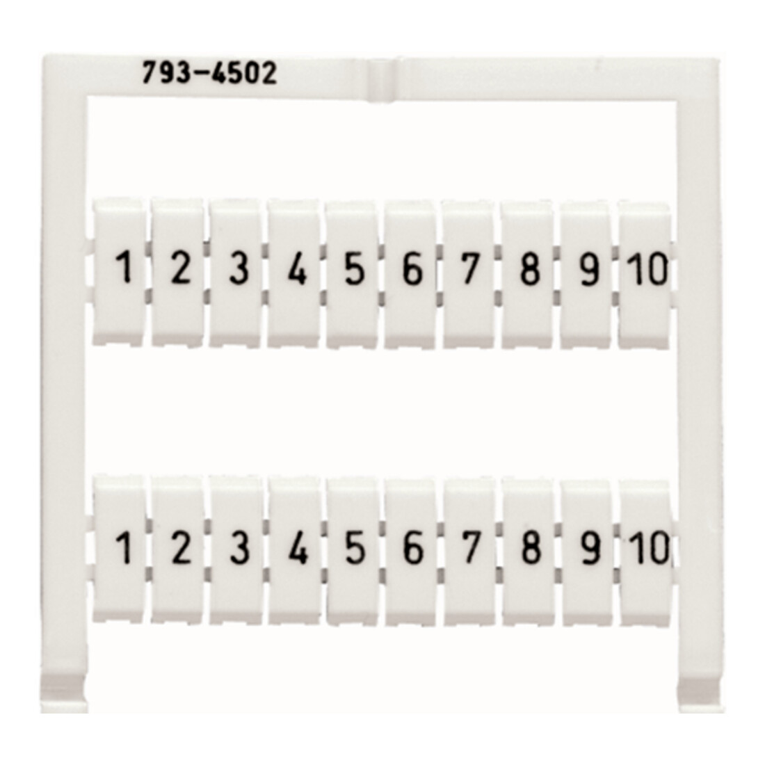 WAGO GmbH& Co. KG WMB-Bezeichnungssystem W:1-10 (10x) 793-4502