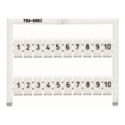 WAGO GmbH& Co. KG WMB-Bezeichnungssystem W:1-10 je(10x) 793-5502-3