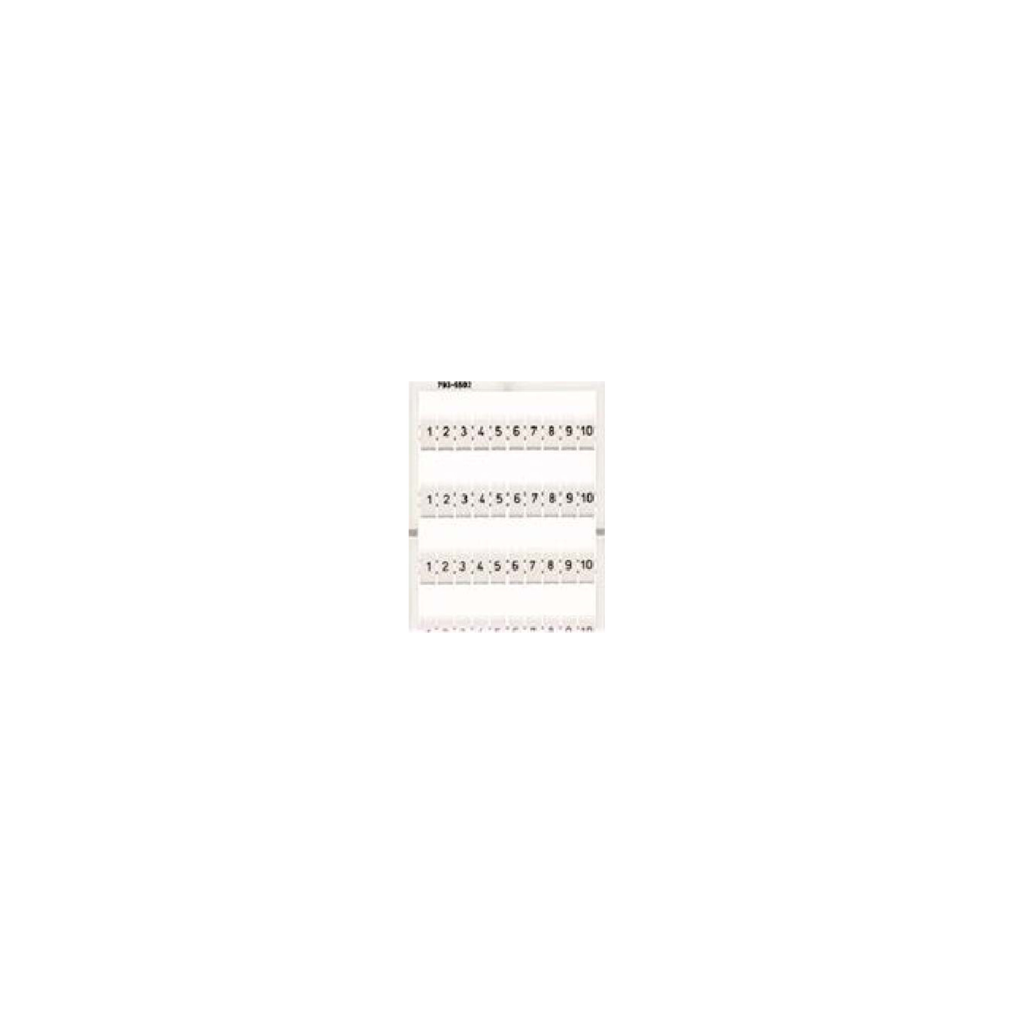 WAGO GmbH& Co. KG WMB-Bezeichnungssystem W:L1,L2,L3,N,PE(20x) 793-5472