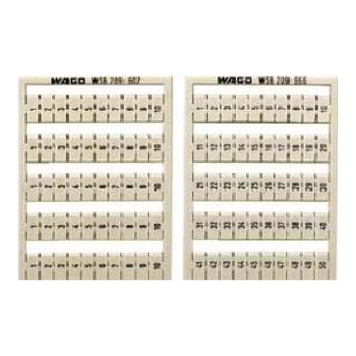 WAGO GmbH& Co. KG WSB-Bezeichnungssystem S: 11-20 (10x) 209-603