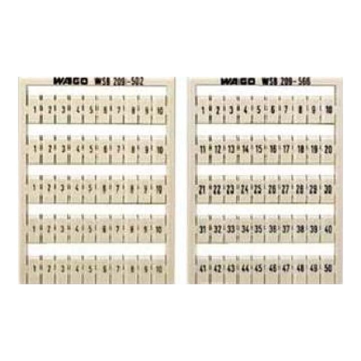 WAGO GmbH& Co. KG WSB-Bezeichnungssystem W: 51-100 (2x) 209-507