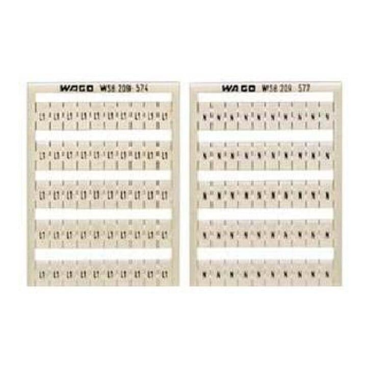WAGO GmbH& Co. KG WSB-Bezeichnungssystem W: PE (100x) 209-578