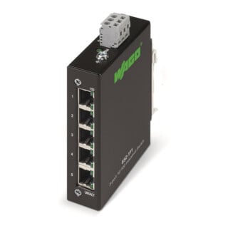 WAGO Industrial-ECO-Switch 852-111 5 Ports 100Base-TX schwarz