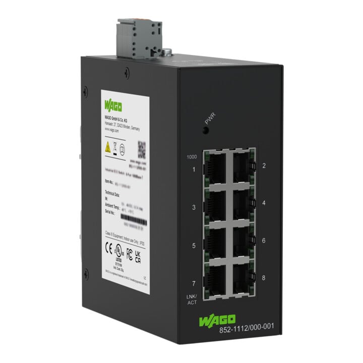 WAGO Industrial-ECO-Switch 852-1112/000-001 8 Ports 1000Base-T