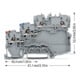 WAGO Initiatorenklemme 3-Leiter 2000-5311 grau