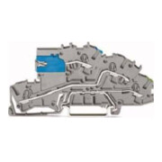 WAGO Installationsborne 4 mm² NT/L/PE gris 2003-7641-1