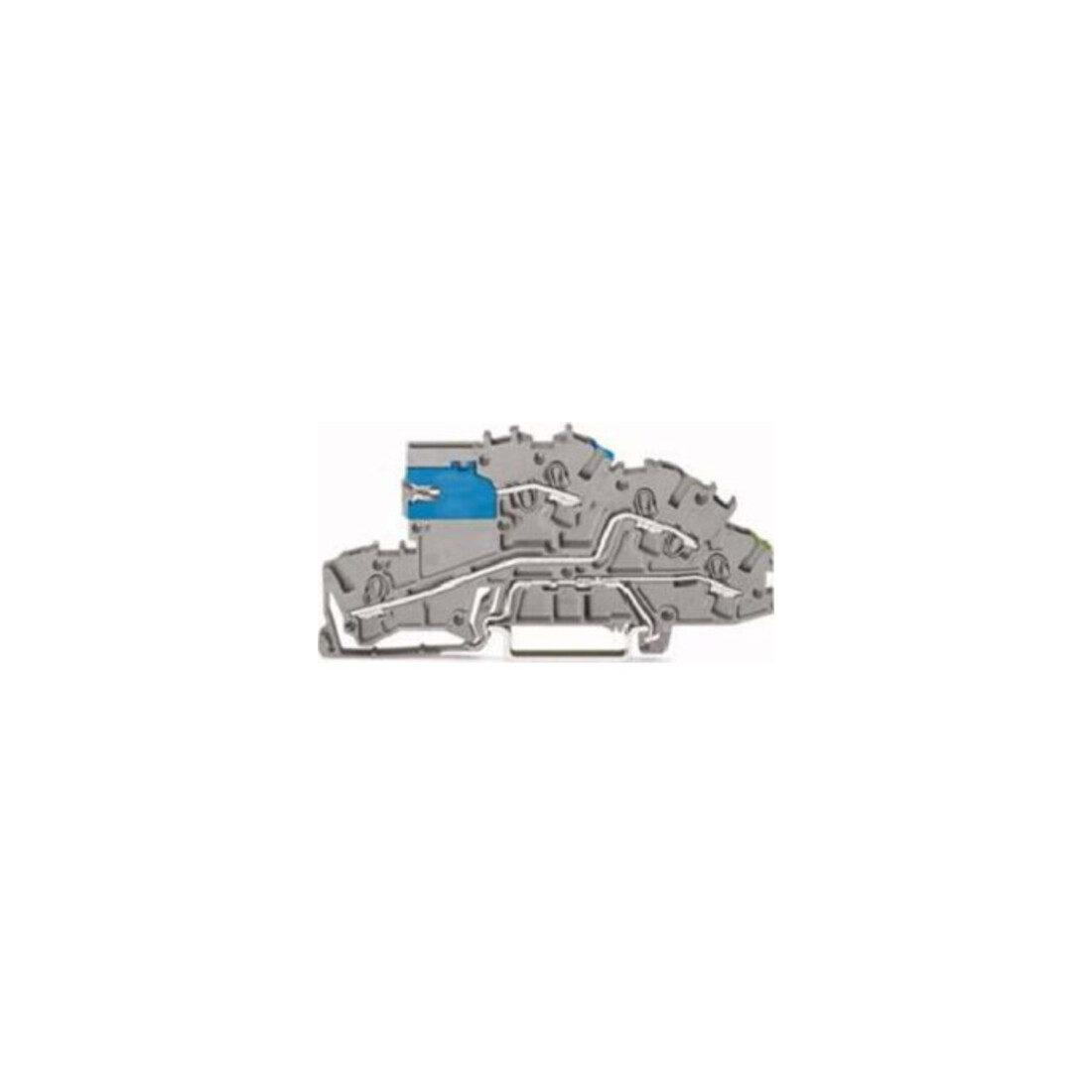 WAGO Installationsborne 4 mm² NT/L/PE gris 2003-7641