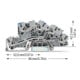 WAGO Installationsborne d’étage 4 mm² N/L/PE gris 2003-7646