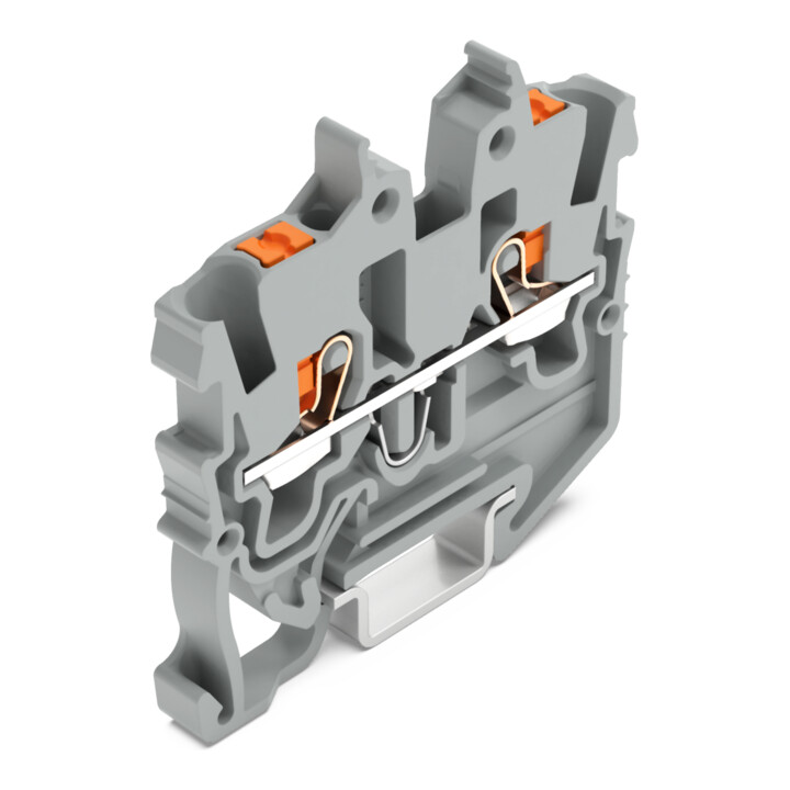 WAGO Mini-connecteur de dérivation 2250-1201 2 conducteurs 1 mm² gris