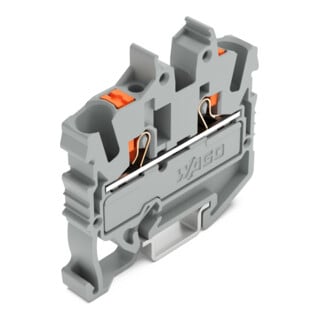 WAGO Mini-Durchgangsklemme 2252-1201 2,5mm² grau