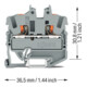WAGO Mini-Durchgangsklemme 2252-1201 2,5mm² grau