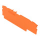 WAGO Plaque de fermeture et intermédiaire Top Job S 2002-1892 1 mm orange