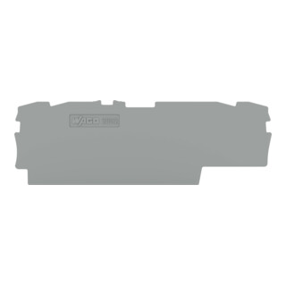 WAGO Plaque de fin de course et intermédiaire Top Job S 4L 2002-1891 1 mm gris