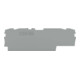 WAGO Plaque de fin de course et intermédiaire Top Job S 4L 2002-1891 1 mm gris