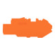 WAGO Plaque de terminaison/intermédiaire 1 mm orange 2216-7792