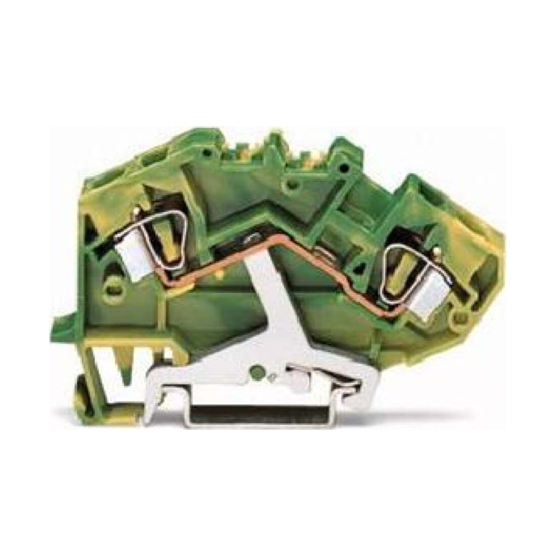 WAGO Schutzleiterklemme 0,2-6 mm² vert/jaune 782-607