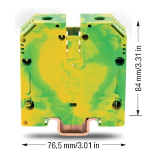 WAGO Schutzleiterklemme 2-Leiter 70mm² 883-7007