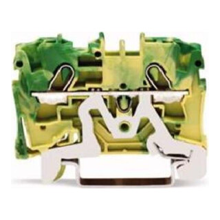 WAGO Schutzleiterklemme 4 mm², vert/jaune 2004-1207