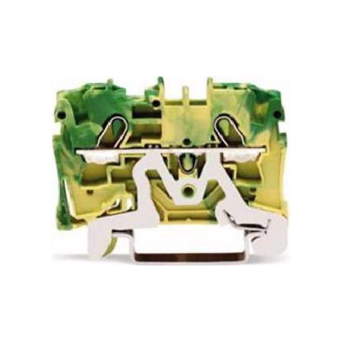 WAGO Schutzleiterklemme 4 mm², vert/jaune 2004-1207