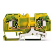 WAGO Schutzleiterklemme vert/jaune 0,2-6 mm² 282-907-1