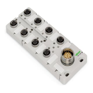 WAGO Sensor/Aktor Verteilerbox 8F 4P M23 757-184