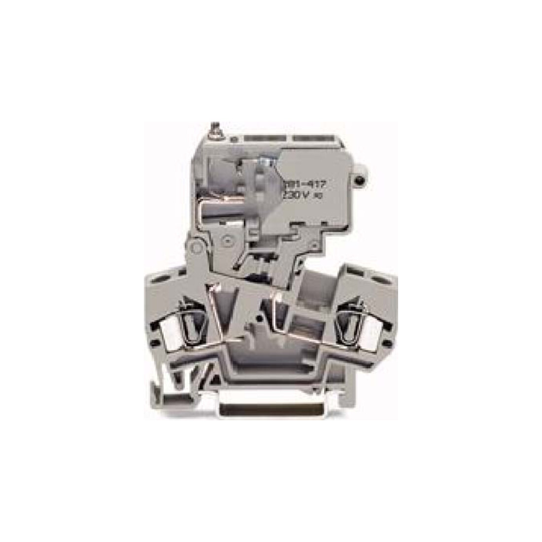 WAGO Sicherungsklemme 0,08-4 mm² gris 281-611/281-417