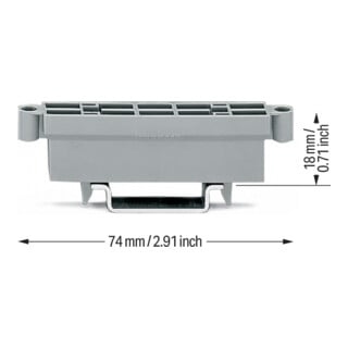 WAGO Support collecteur pont 209-100