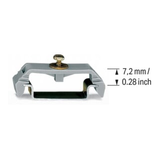 WAGO Support de rail porteur 209-106